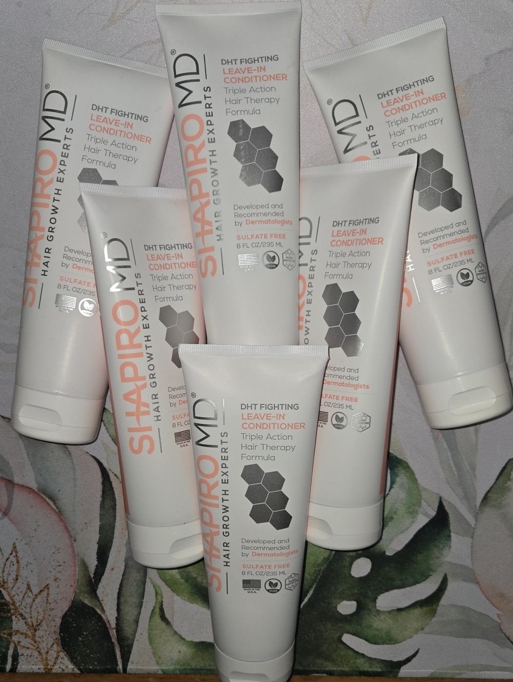 Shapiro MD DHT Fighting Leave-In Conditioner – 6 Tubes